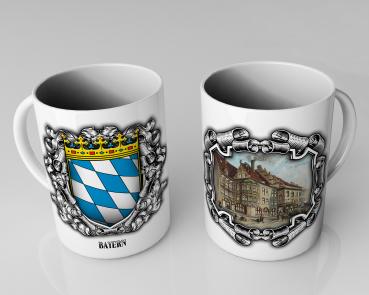 Tasse/Kaffeebecher Bayern mit Bild