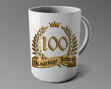 Tasse/Kaffeebecher Geburtstag 100