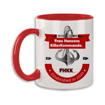 FHKK Tasse/Kaffeebecher Logo Farbig Rot